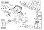 Bosch 3 601 H84 200 GWS 24-230 JH Angle Grinder Spare Parts